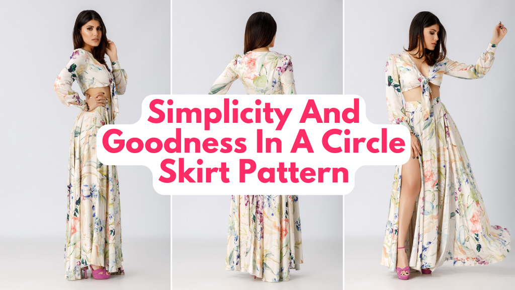 A Circle Skirt Pattern You'll Practically Want To Live In This Season
