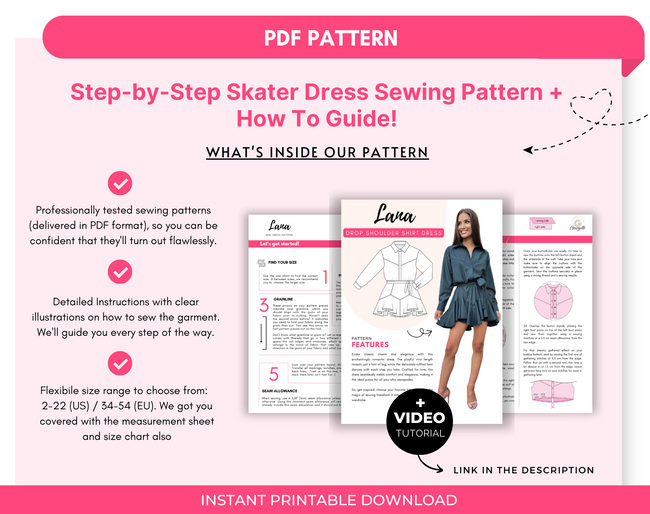 Lana - Skater Dress Pattern