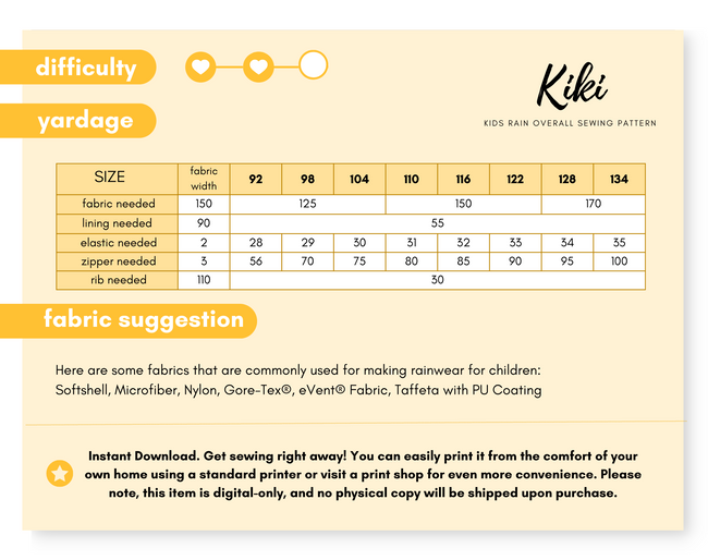 Kiki Softshell Jumpsuit Pattern