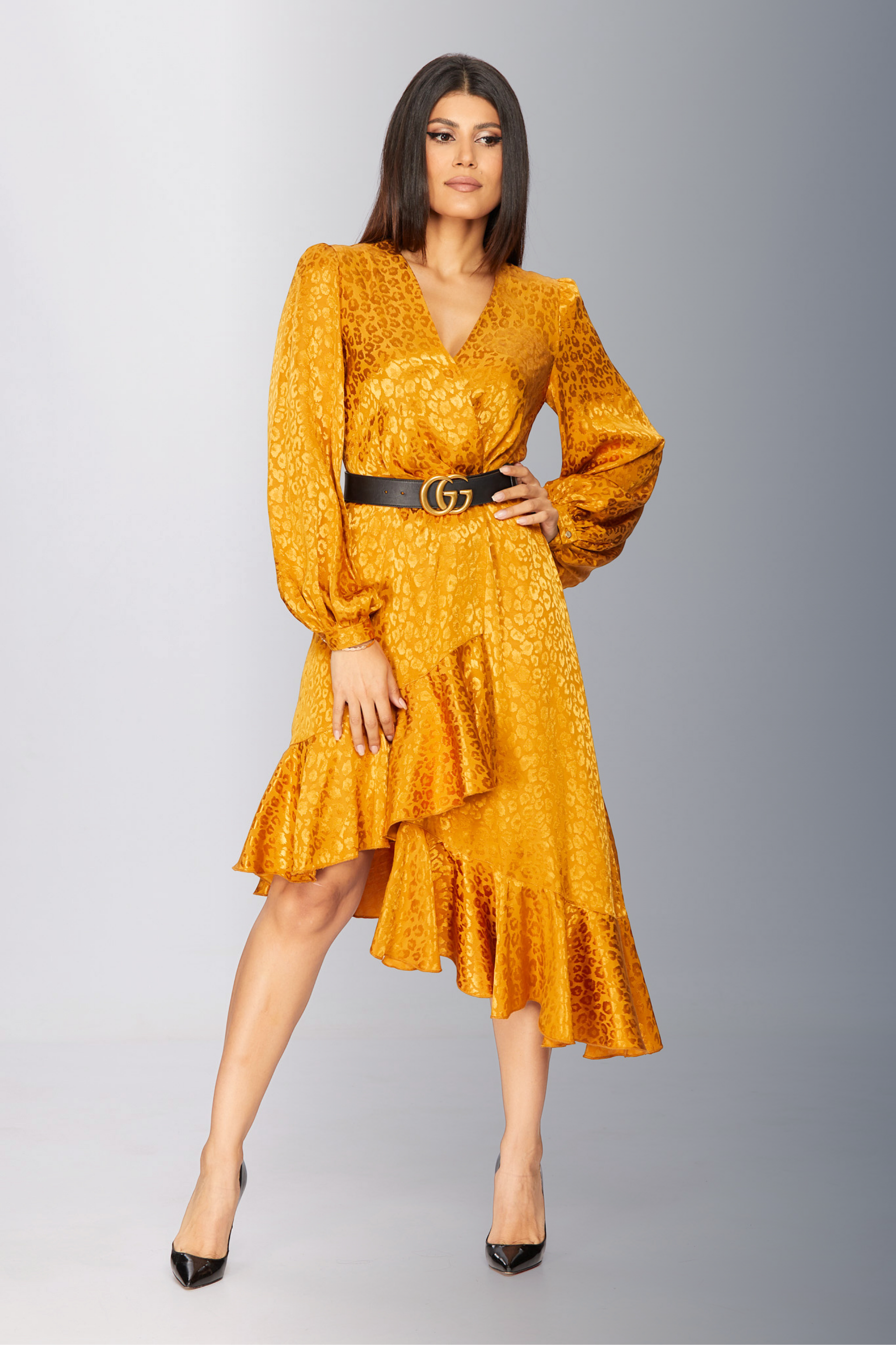 An Insanely Flattering Asymmetrical Dress Pattern To Sew