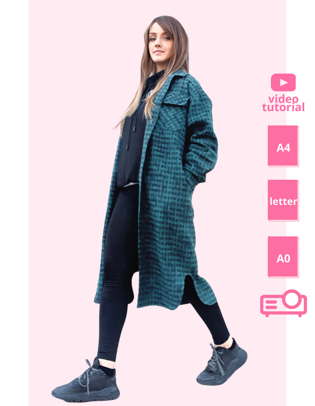FALLON - Shacket pattern
