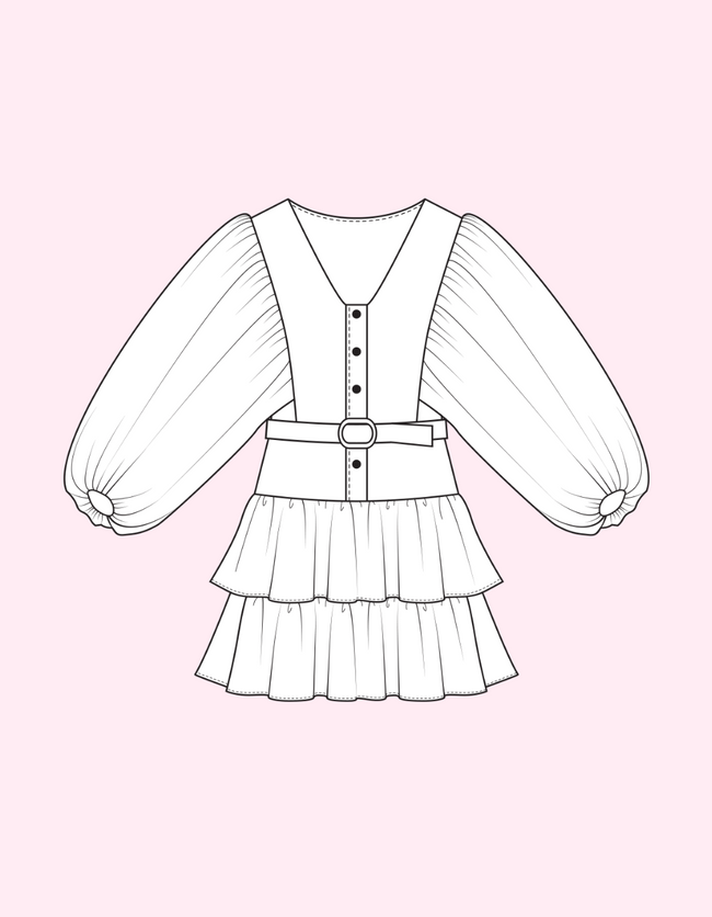 Maria - Draped Dress Pattern