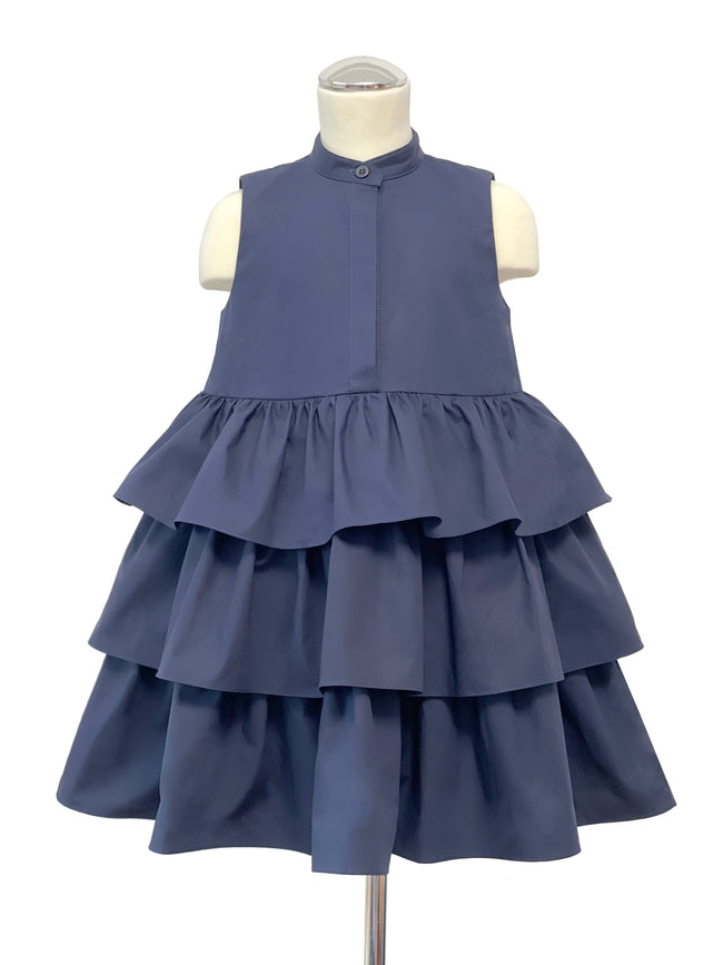 MD Mommy and Me Sleeveless Ruffled Mini Dress Sewing Pattern
