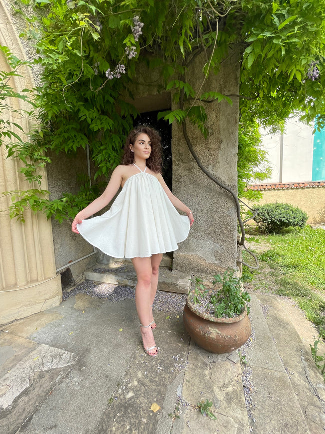 ARIS - Halter Neck Mini Dress Pattern