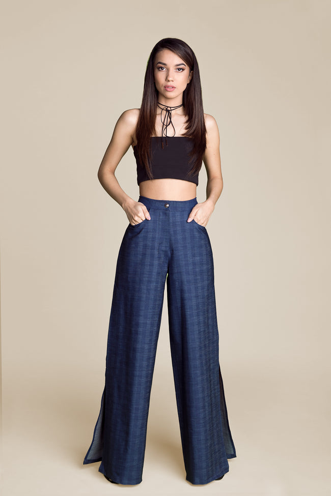 woman posig in a pair of jeans pattern