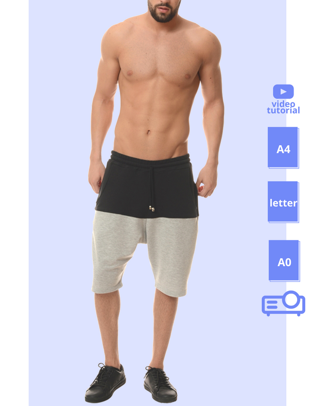 man wearing a pair of shorts