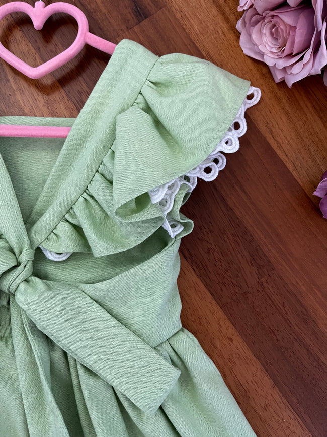 green dress pattern