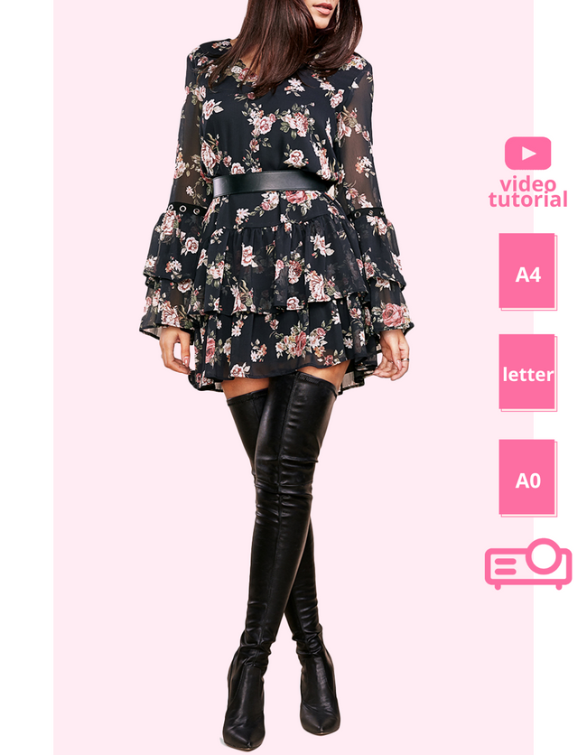 ELAINE - Mini Dress Sewing Pattern