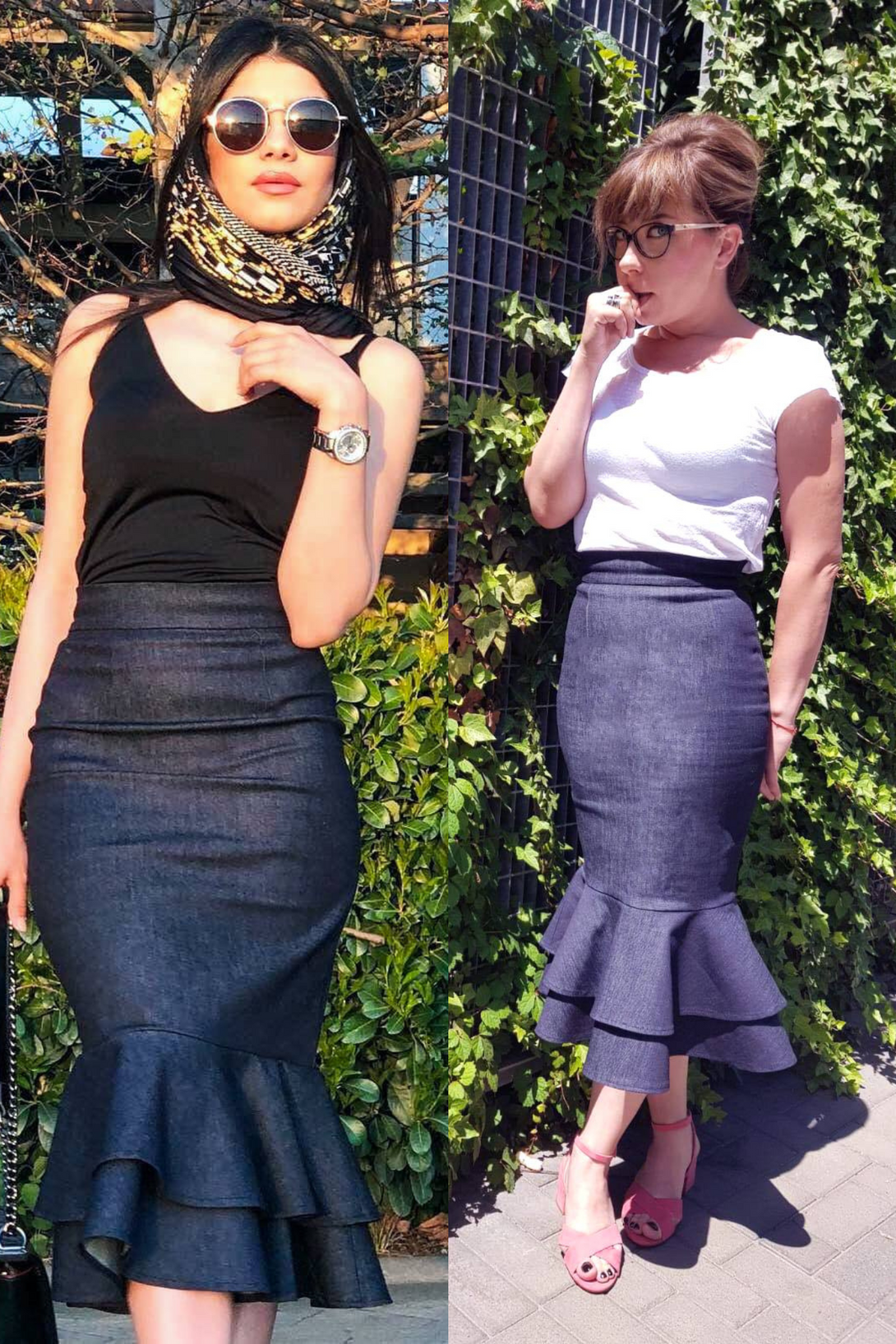 Make Waves Sewing And Wearing This Mermaid Skirt Pattern