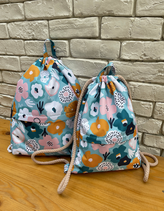two pipe cords backpack pattern