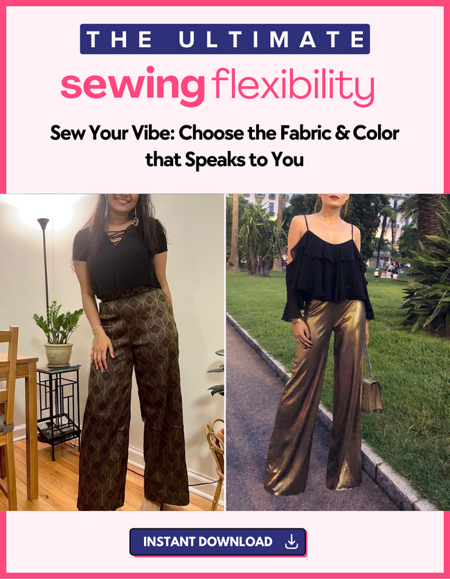 High Waist Pants Sewing Pattern