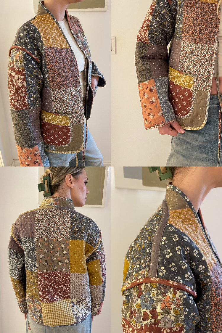 CLOVER Quilted Jacket Pattern – GeorgettePatterns