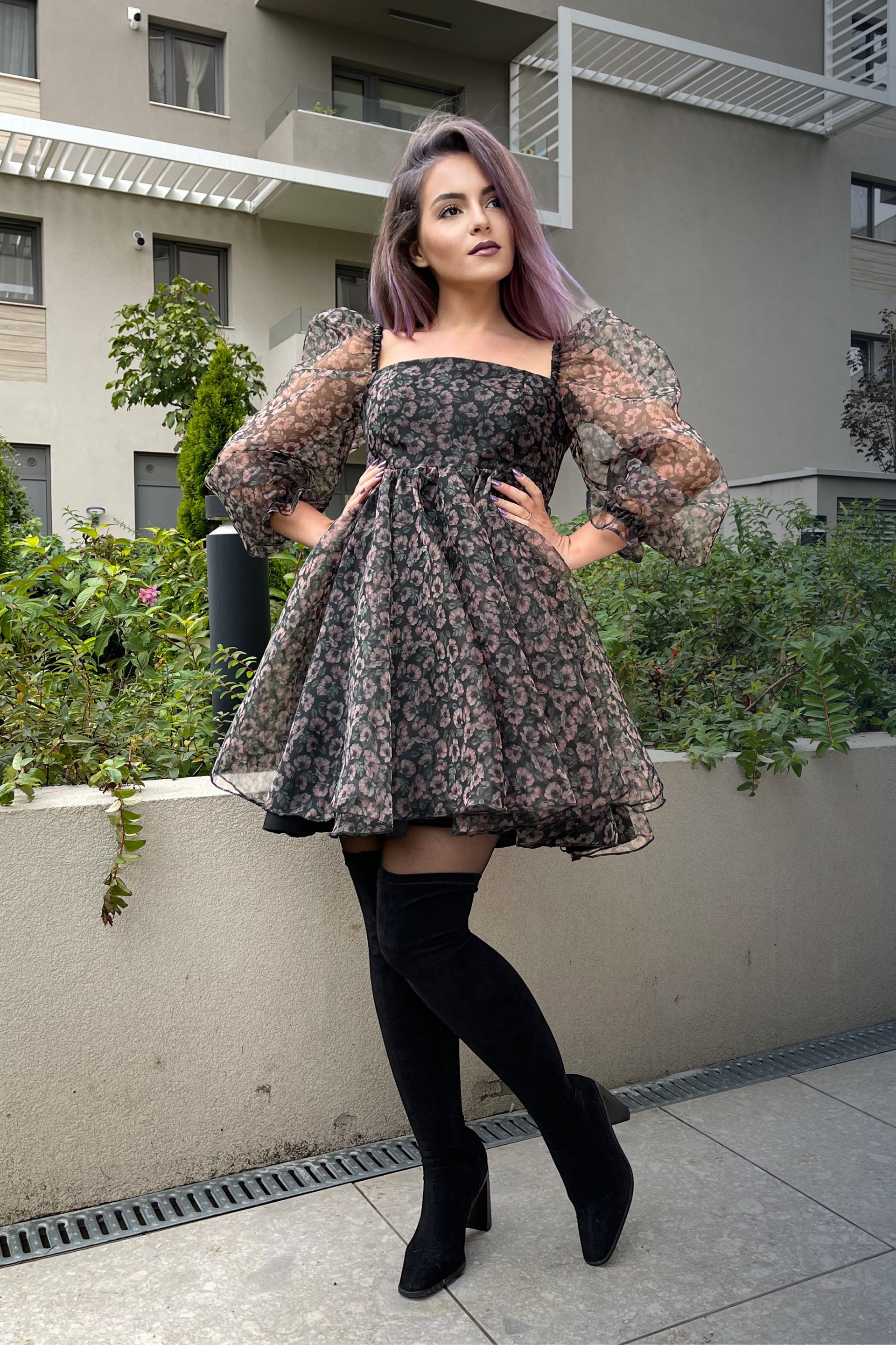 long puff sleeve dress pattern Are You Thready For A Puff Sleeve Dress Pattern? +Video Tutorial –  GeorgettePatterns