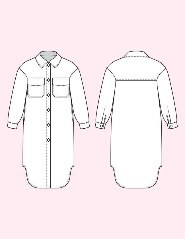 FALLON - Shacket pattern