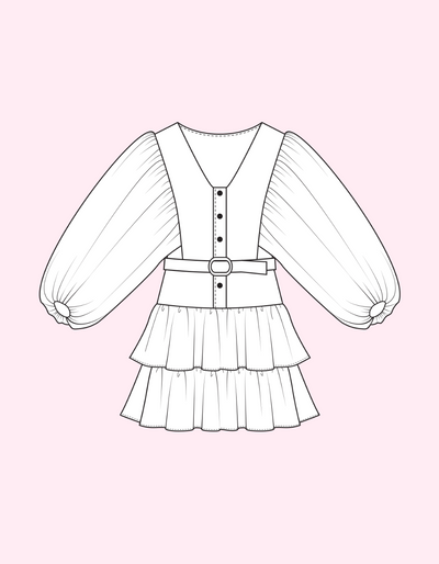 Maria - Draped Dress Pattern