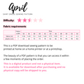 APRIL – Shirt Dress Pattern
