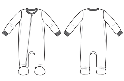 Matei Baby Onesie Pattern