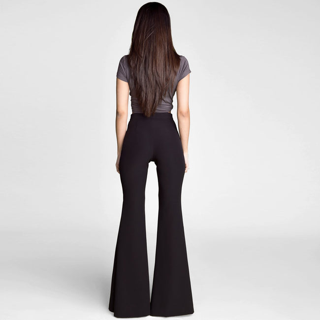 9 Ways to Style These Black Slight Flare Pants — Live Love Blank