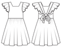 pinafore dress sketch