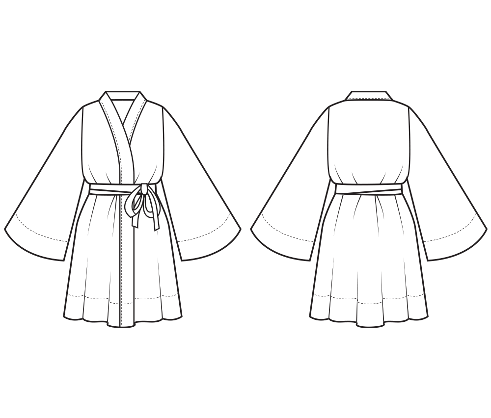 You Need This Kimono Dress Pattern For The Hottest Of Summer Days