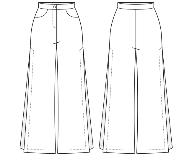 Don’t Miss This Split Leg Pants Pattern