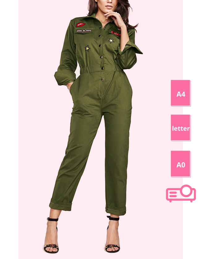 Ladies sales boiler suit