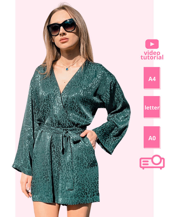 KYLIE - Wrap Playsuit Sewing Pattern