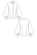 long sleeve pattern sketch