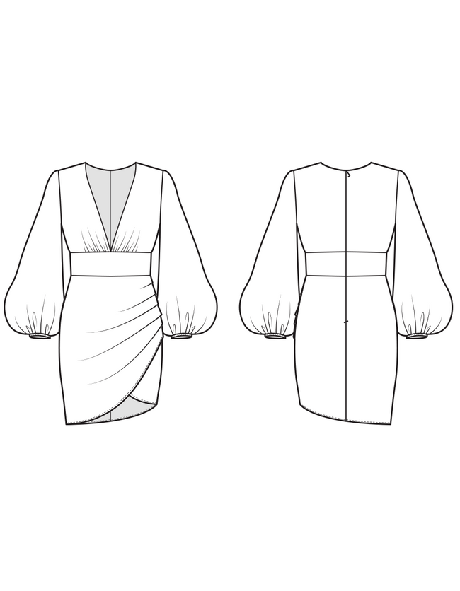 POPPY - V Neck Dress Pattern