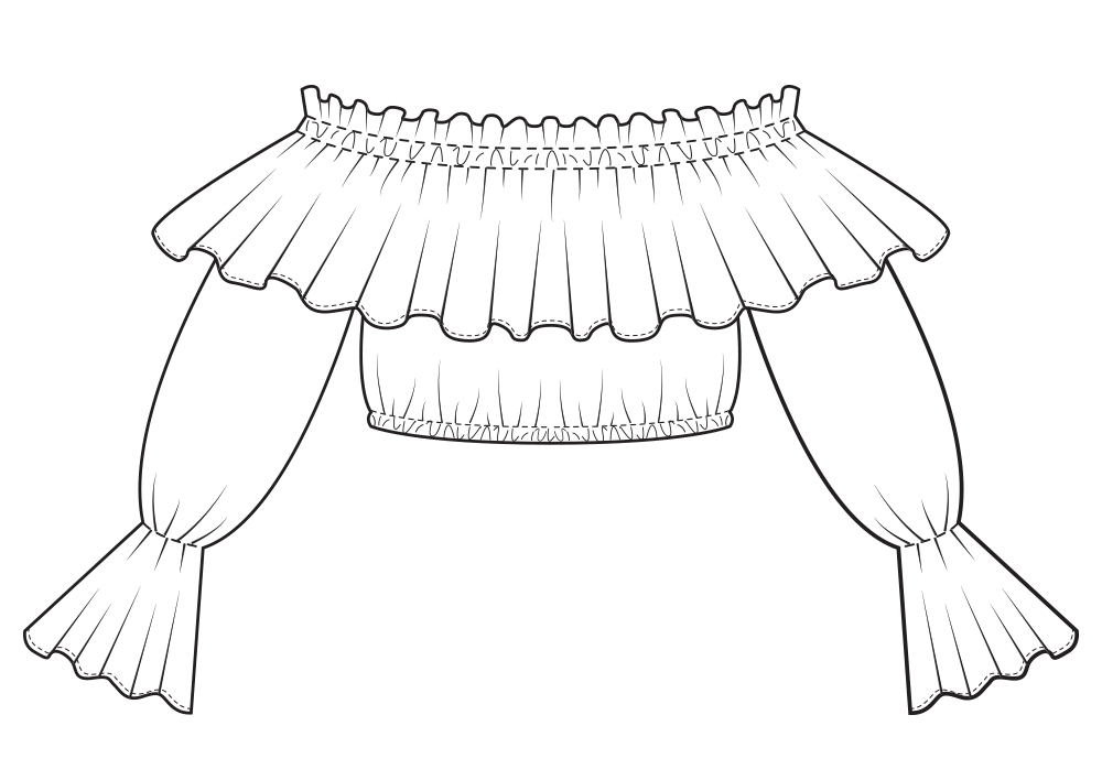 Sew And Set Trends With This Flowy Puff Sleeve Crop Top Sewing Pattern