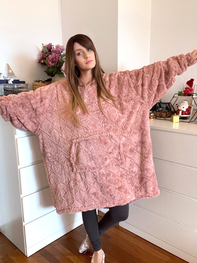 pink oversized hoodie pattern for sewing