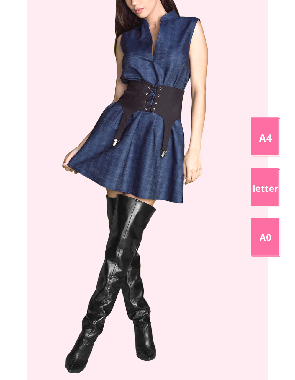 Sew this Sleeveless Dress Pattern And Get A Romantic Look