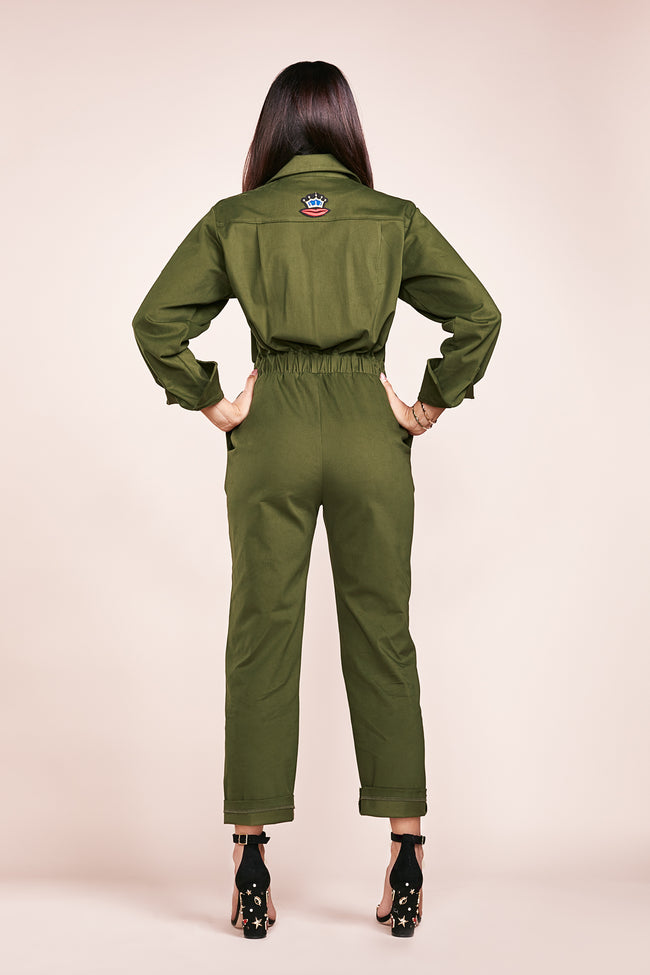 back view of a jumpsuit pattern