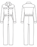 jumpsuit pattern sketch