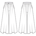 palazzo pants pattern sketch